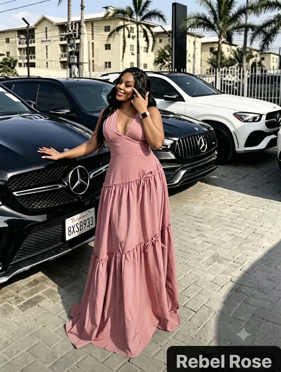 Bare-Back Maxi Dress