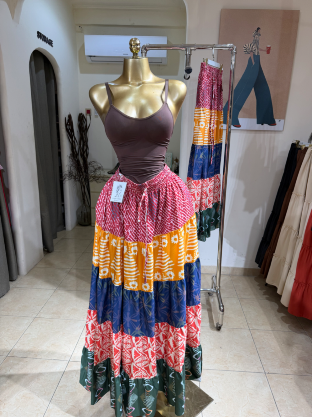 Bohemian Maxi Skirt 